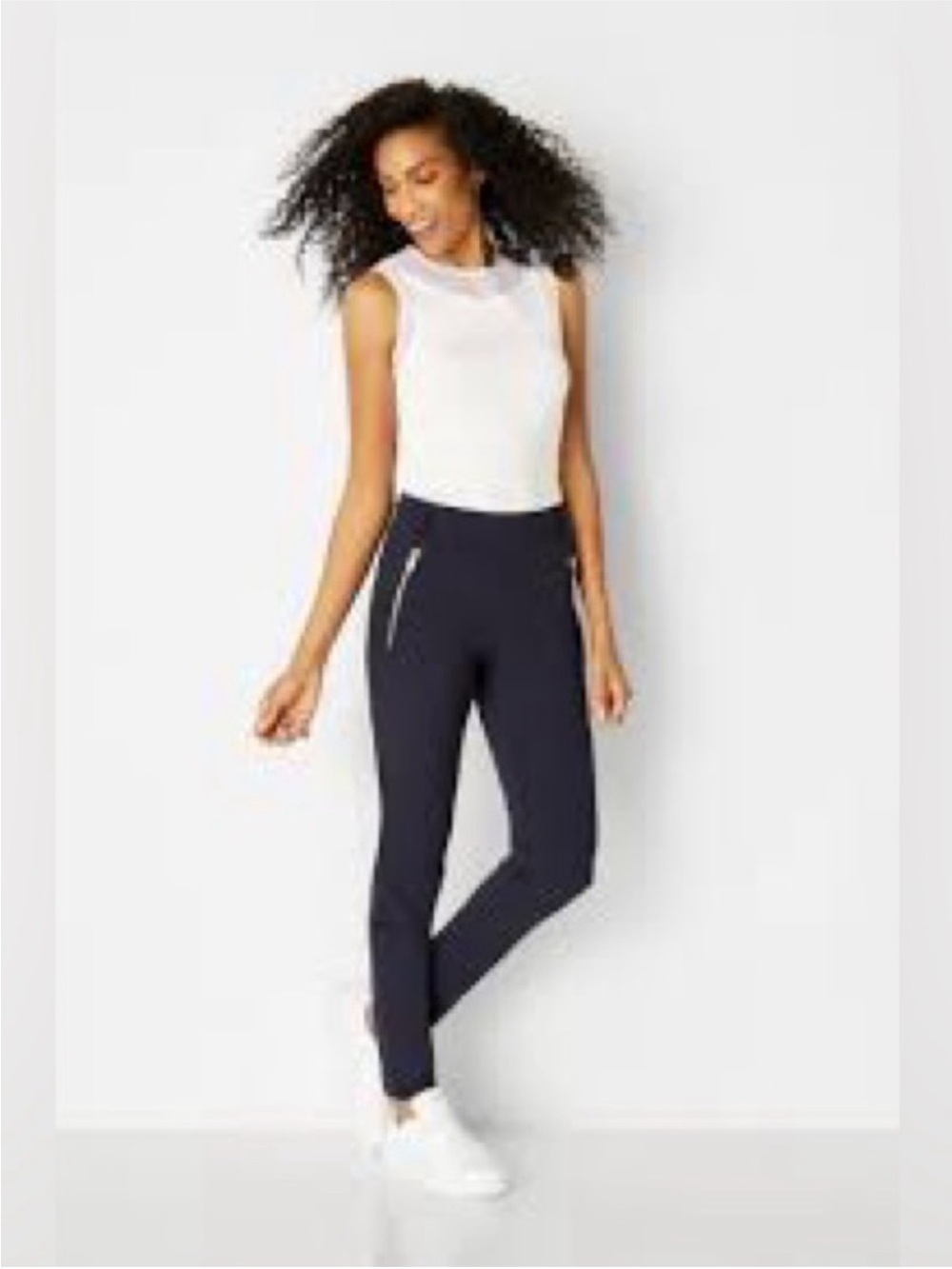 Anatomie Marissa High Waisted Travel Stretch Pants sz medium black